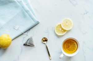 Tea with lemon and honey